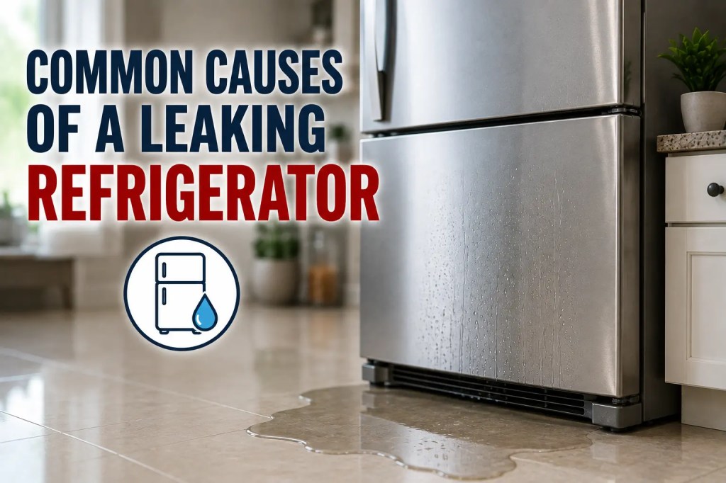 Common Causes Of A Leaking Refrigerator